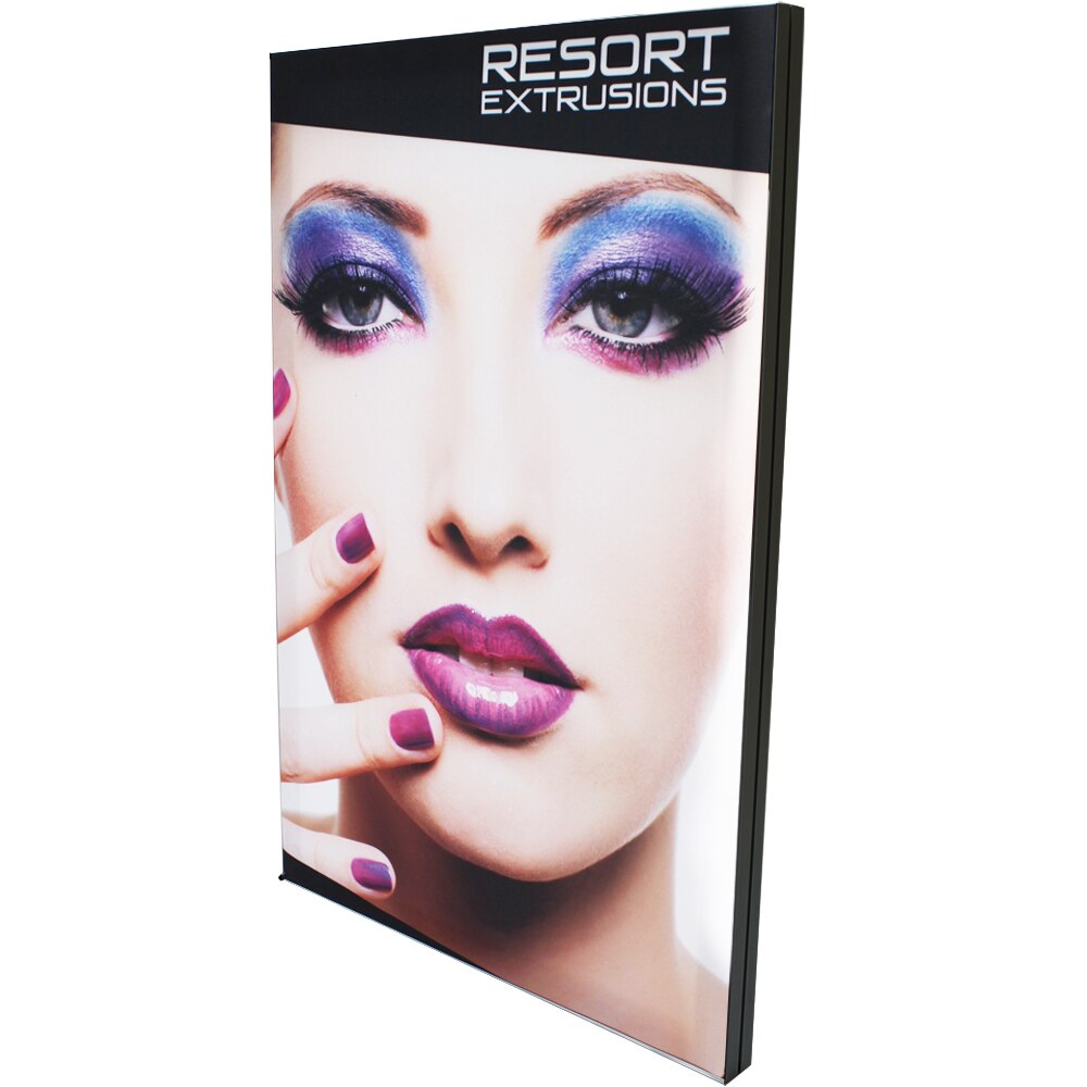 Aspen Fabric Black Frame with Wall Mount — Graphic Package